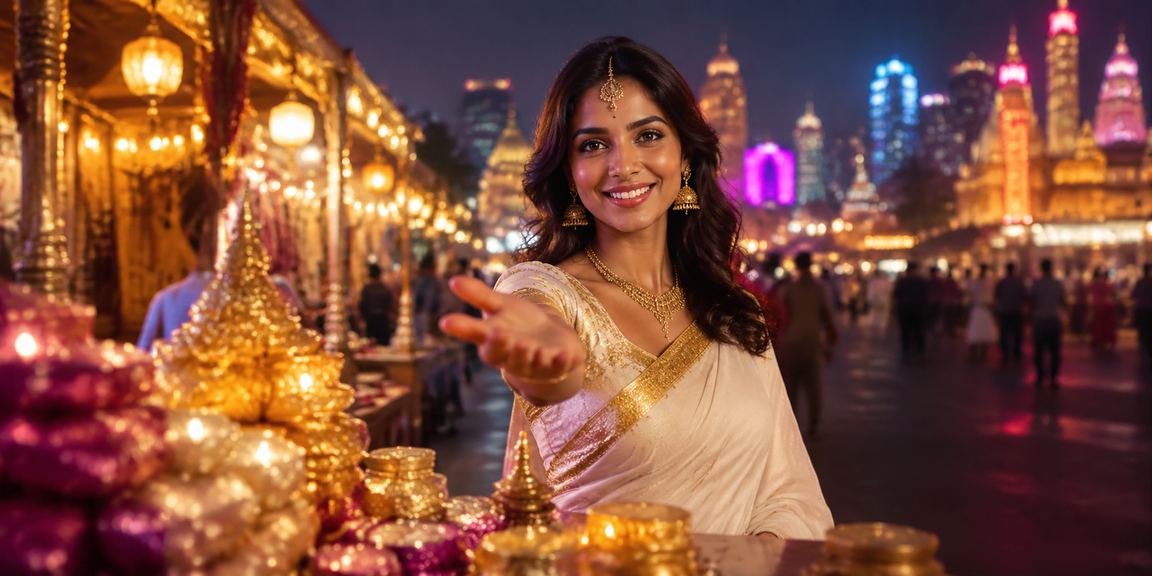 Woman placing online casino bets using Paytm on smartphone in India